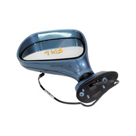 1996-2002 BMW Z3 Left/Driver Side View Mirror Blue, 51-16-8-397-039, F014, OEM, 1996, 1997, 1998, 1999, 2000, 2001, 2002
