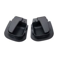 1996-2002 BMW Z3 Interior Door Handle Front Right/Left Black Set, 51-22-1-960-829, 51-22-2-261-150, F014, OEM, 1996, 1997, 1998, 1999, 2000, 2001, 2002