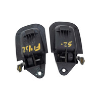 1996-2002 BMW Z3 Interior Door Handle Front Right/Left Black Set, 51-22-1-960-829, 51-22-2-261-150, F014, OEM, 1996, 1997, 1998, 1999, 2000, 2001, 2002