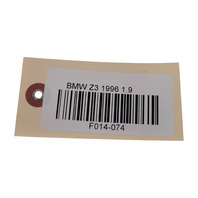 1996-2002 BMW Z3 Front Right Power Window Regulator Motor, 51-33-8-397-706, F014, OEM, 1996, 1997, 1998, 1999, 2000, 2001, 2002