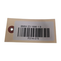 1996-1998 BMW Z3 Cruise Control Speed Actuator Regulator, 65-71-8-360-043, F014, OEM, 1996, 1997, 1998