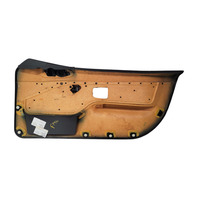 1996-2002 Front Right/Left Door Panel Trim, Black Set, 51-41-8-398-591, 51-41-8-398-592, F014, OEM, 1996, 1997, 1998, 1999, 2000, 2001, 2002