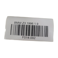 1996-2002 BMW Z3  Roof Top Tonneau Cover Black, 54-31-8-412-055, F014, OEM, 1996, 1997, 1998, 1999, 2000, 2001, 2002