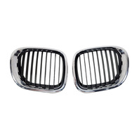 1996-2002 BMW Z3 Front Bumper Grill Grille Right/Left Set, 51-13-8-412-950, F014, OEM, 1996, 1997, 1998, 1999, 2000, 2001, 2002