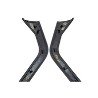 1996-2002 BMW Z3 Center Console Right/Left Side Panel Trim Gray, 51-16-8-397-525, F014, OEM, 1996, 1997, 1998, 1999, 2000, 2001, 2002