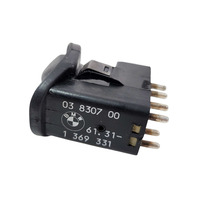 1996-2002 BMW Z3 Mirror Switch With Change-Over Switch, 61-31-1-378-847, F014, OEM, 1996, 1997, 1998, 1999, 2000, 2001, 2002