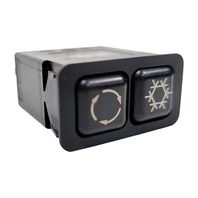 1996-2000 BMW Z3 A/C Air Recirculation Switch Button, 61-31-1-380-310, F014, OEM, 1996, 1997, 1998, 1999, 2000