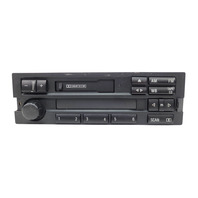 1996-2002 BMW Z3 Cassette Tape Player Radio Am Fm, 65-12-8-364-944, F014, OEM, 1996, 1997, 1998, 1999, 2000, 2001, 2002