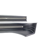 1996-2002 BMW Z3 Front Right/Left Door Sill Entry Cover Chrome Set,  51-47-8-399-664, F014, OEM, 1996, 1997, 1998, 1999, 2000, 2001, 2002