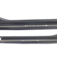 1996-2002 BMW Z3 Front Right/Left Door Sill Entry Cover Chrome Set,  51-47-8-399-664, F014, OEM, 1996, 1997, 1998, 1999, 2000, 2001, 2002