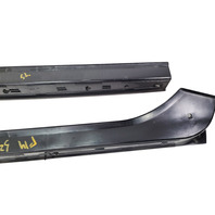 1996-2002 BMW Z3 Front Right/Left Door Sill Entry Cover Chrome Set,  51-47-8-399-664, F014, OEM, 1996, 1997, 1998, 1999, 2000, 2001, 2002