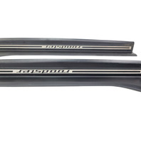 1996-2002 BMW Z3 Front Right/Left Door Sill Entry Cover Chrome Set,  51-47-8-399-664, F014, OEM, 1996, 1997, 1998, 1999, 2000, 2001, 2002