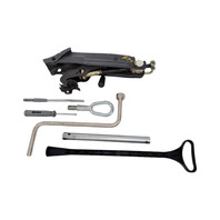 1996-2002 BMW Z3 Rear Trunk Emergency Spare Tool Kit Tray Set(7), 71-12-1-093-476, F014, OEM, 1996, 1997, 1998, 1999, 2000, 2001, 2002