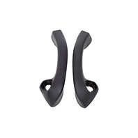 1996-2002 BMW Z3 Interior Door Pull Handle Front Right/Left Black Set, 51-41-8-398-734, 51-41-8-398-733, F014, OEM, 1996, 1997, 1998, 1999, 2000, 2001, 2002