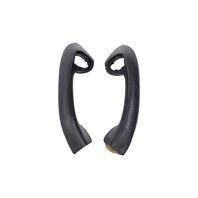 1996-2002 BMW Z3 Interior Door Pull Handle Front Right/Left Black Set, 51-41-8-398-734, 51-41-8-398-733, F014, OEM, 1996, 1997, 1998, 1999, 2000, 2001, 2002