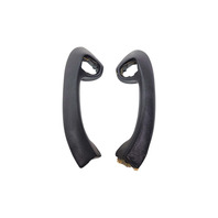 1996-2002 BMW Z3 Interior Door Pull Handle Front Right/Left Black Set, 51-41-8-398-734, 51-41-8-398-733, F014, OEM, 1996, 1997, 1998, 1999, 2000, 2001, 2002