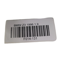 1996-2002 BMW Z3 Tail Stop Light Lamp, Rear Right/Passenger Side 63-21-8-389-714, F014, OEM, 1996, 1997, 1998, 1999, 2000, 2001, 2002