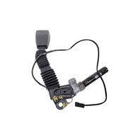 1996-2000 BMW Z3 Seat Belt Buckle Front Left Graphite Black, 72-11-8-261-651, F014, OEM, 1996, 1997, 1998, 1999, 2000