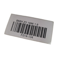 1996-2002 BMW Z3 Headlight Lamp Body Front Right/Passenger Side 63-12-8-389-518, F014, OEM, 1996, 1997, 1998, 1999, 2000, 2001, 2002