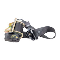 1996-2002 BMW Z3 Seatbelt Front Right/Passenger Seat Belt Black, 72-11-7-059-648, F014, OEM, 1996, 1997, 1998, 1999, 2000, 2001, 2002