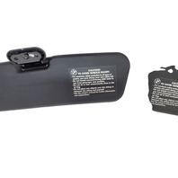 1996-2002 BMW Z3 Sun Visor Sunvisor Left/Right Set Black, 51-16-8-410-185, F014, OEM, 1996, 1997, 1998, 1999, 2000, 2001, 2002