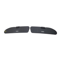1996-2002 BMW Z3 Sun Visor Sunvisor Left/Right Set Black, 51-16-8-410-185, F014, OEM, 1996, 1997, 1998, 1999, 2000, 2001, 2002