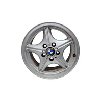 1996-2002 BMW Z3 Alloy Wheel 5 Spoke 16x7, #2, 36-11-1-092-260, F014, OEM, 1996, 1997, 1998, 1999, 2000, 2001, 2002