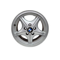 1996-2002 BMW Z3 Alloy Wheel 5 Spoke 16x7, #4, 36-11-1-092-260, F014, OEM, 1996, 1997, 1998, 1999, 2000, 2001, 2002