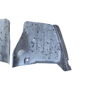 2003-2007 Honda Accord Rear Mud Guard Flap Splash Shield Black Left/Right Set, 74551-SDA-A00, F015, OEM, 2003, 2004, 2005, 2006, 2007