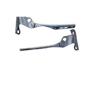 2003-2007 Honda Accord Hood Hinge Left/Right Set Black 60120-SDA-A00ZZ, F015, OEM, 2003, 2004, 2005, 2006, 2007