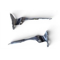 2003-2007 Honda Accord Hood Hinge Left/Right Set Black 60120-SDA-A00ZZ, F015, OEM, 2003, 2004, 2005, 2006, 2007