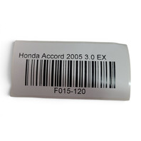 2004-2007 Honda Accord Player Changer Radio 6 Disc(7FY0), Auto Climate Control 39175-SDN-L62, F015, OEM, 2004, 2005, 2006, 2007