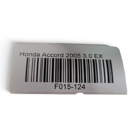 2003-2007 Honda Accord Coupe Power Side View Mirror Black Left, 76250-SDN-A01ZB, F015, OEM, 2003, 2004, 2005, 2006, 2007