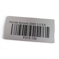 2003-2007 Honda Accord Front/Rear Fuel Injector w/Fuel Pipe 3.0L Set, 16610-RCA-A01, F015, OEM, 2003, 2004, 2005, 2006, 2007