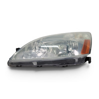 2003-2007 Honda Accord Headlight Head Lamp, Left Driver Side 33151-SDA-A01, F015, OEM, 2003, 2004, 2005, 2006, 2007