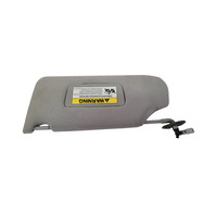 2004-2007 Honda Accord Sun Visor Sunvisor Left/Right Set (2) Gray, 83230-SDB-A03ZA, F015, OEM, 2004, 2005, 2006, 2007, 2008