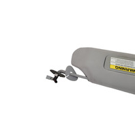 2004-2007 Honda Accord Sun Visor Sunvisor Left/Right Set (2) Gray, 83230-SDB-A03ZA, F015, OEM, 2004, 2005, 2006, 2007, 2008