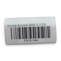 2004-2007 Honda Accord Sun Visor Sunvisor Left/Right Set (2) Gray, 83230-SDB-A03ZA, F015, OEM, 2004, 2005, 2006, 2007, 2008