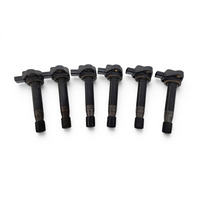 2004-2007 Honda Accord Igniter Ignition Coil Plug 6 Piece Set V6 3.0L 30520-RCA-S01, F015, OEM, 2004, 2005, 2006, 2007