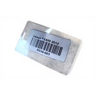 2007-2012 Lexus ES350 Fender Cover Liner, Rear Left/Driver, 65638-33040, F016, OEM, 2007, 2008, 2009, 2010, 2011, 2012