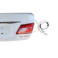 2007-2012 Lexus ES350 Trunk Decklid Luggage Lid White, 64401-33430, F016, OEM, 2007, 2008, 2009, 2010, 2011, 2012