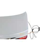 2007-2012 Lexus ES350 Trunk Decklid Luggage Lid White, 64401-33430, F016, OEM, 2007, 2008, 2009, 2010, 2011, 2012