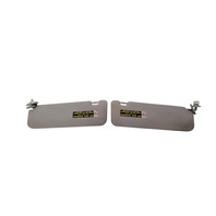 2007-2012 Lexus ES350 Left/Right Set Sun Visor Shield, Gray 74320-33A40-B0, F016, OEM, 2007, 2008, 2009, 2010, 2011, 2012