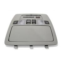 2009-2012 Lexus ES350 Overhead Console Pocket Home Link Dome Light Gray/Grey 63650-33371-B0, F016, OEM, 2009, 2010, 2011, 2012