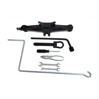 2010-2012 Lexus ES350 Spare Tire Tool Set Kit Jack Assembly Wrench 8 Piece 09111-33030, F016, OEM, 2010, 2011, 2012
