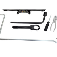 2010-2012 Lexus ES350 Spare Tire Tool Set Kit Jack Assembly Wrench 8 Piece 09111-33030, F016, OEM, 2010, 2011, 2012