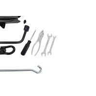 2010-2012 Lexus ES350 Spare Tire Tool Set Kit Jack Assembly Wrench 8 Piece 09111-33030, F016, OEM, 2010, 2011, 2012