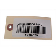 2011-2012 Lexus ES350 Steering Wiper Switch 84652-33530, F016, OEM, 2011, 2012