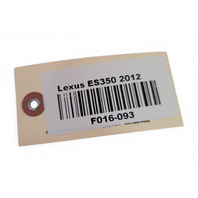 2007-2012 Lexus ES350 Front Left/Driver Seat Switch Control Adjust, 84070-33080, F016, OEM, 2007, 2008, 2009, 2010, 2011, 2012