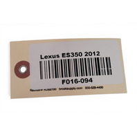 2007-2015 Lexus ES350 High/Low Tone Pitched Horn Assembly 286510-48050, F016, OEM, 2007, 2008, 2009, 2010, 2011, 2012, 2013, 2014, 2015